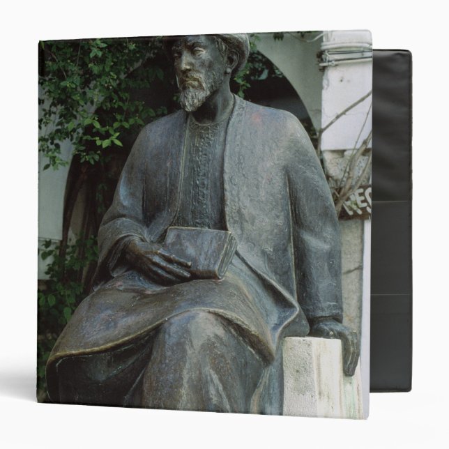 Statue of Moses Maimonides Binder (Front/Inside)