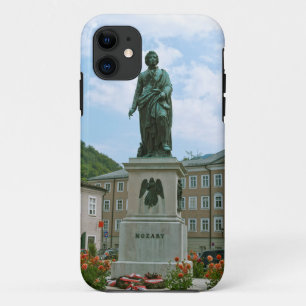 Statue of Mozart in Salzburg iPhone 11 Case