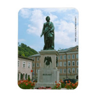 Statue of Mozart in Salzburg