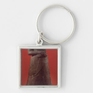 Statue of Napirasu, wife of Elamite King Keychain