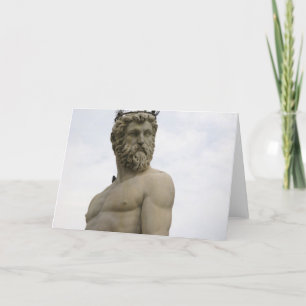Statue Of Neptune Florence, Italy note card