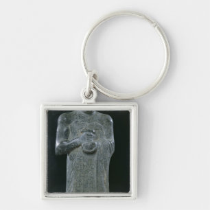 Statue of Prince Gudea, c.2150 BC Keychain