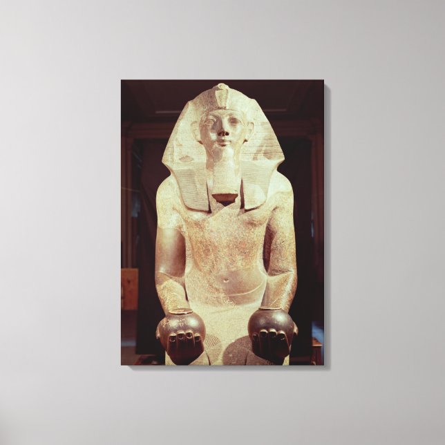 Statue of Queen Makare Hatshepsut Canvas Print (Front)