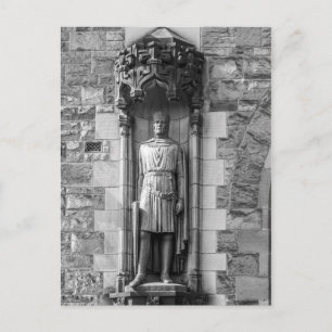 Statue of Robert the Bruce at Edinburgh Castle Postcard