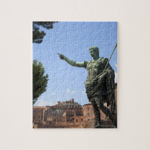 Statue of Roman emperor near the Roman Forum Jigsaw Puzzle
