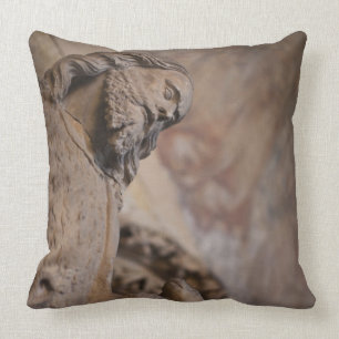 Statue of Saint John the Baptist Throw Pillow