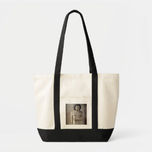 Statue of Sepa, Old Kingdom (painted limestone) Tote Bag