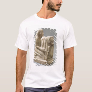 Statue of Setau presenting the cobra goddess Nekhb T-Shirt