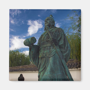 Statue of Sun Tzu in Yurihama, Tottori, Japan Magnet