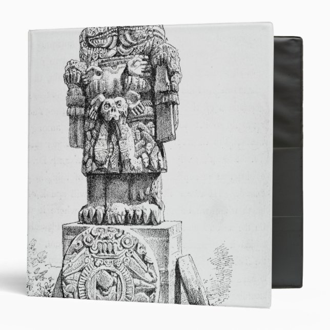 Statue of the Goddess Coatlicue Binder (Front/Inside)