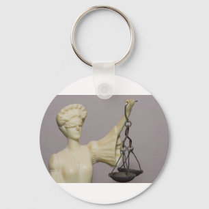 Statue of the goddess Themis Keychain