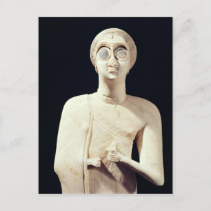 Statue of the Great Goddess, from Tell Asmar Postcard