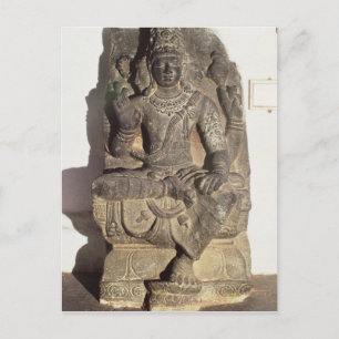 Statue of the Hindu God Brahma Postcard