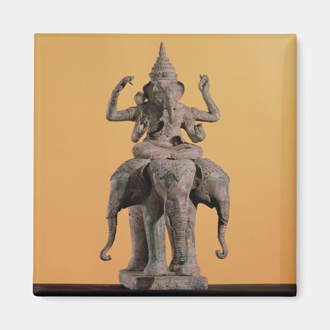 Statue of the Hindu God Ganesh Magnet (Front)