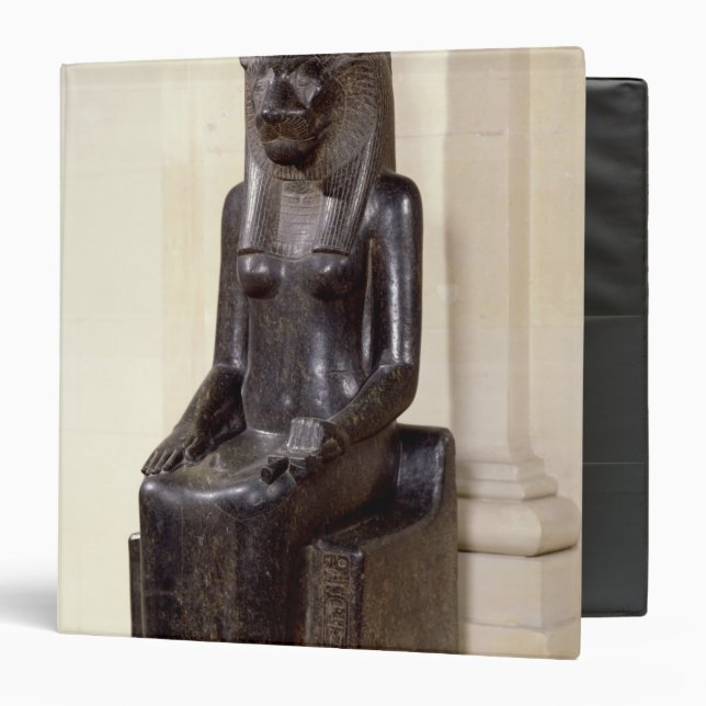 Statue of the lion-headed goddess Sekhmet Binder (Front/Inside)