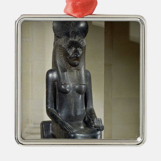Statue of the lion-headed goddess Sekhmet, from th Metal Ornament (Front)