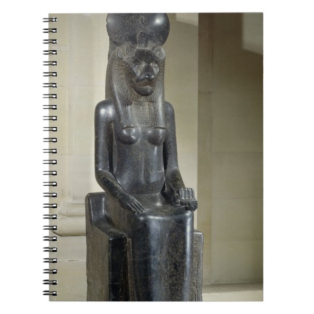 Statue of the lion-headed goddess Sekhmet, from th Notebook (Front)