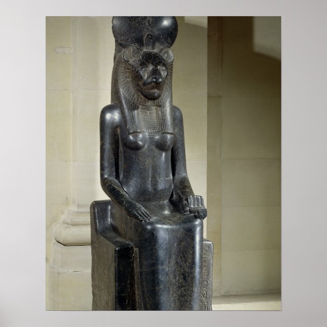 Statue of the lion-headed goddess Sekhmet, from th Poster (Front)