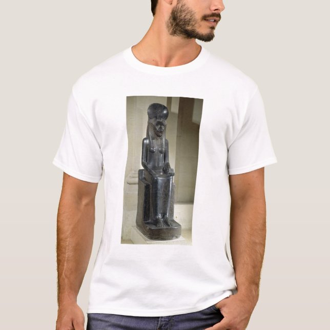 Statue of the lion-headed goddess Sekhmet, from th T-Shirt (Front)