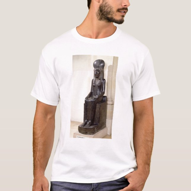 Statue of the lion-headed goddess Sekhmet T-Shirt (Front)