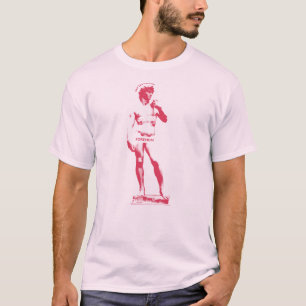 Statue: Say the F Word — Pink T-Shirt
