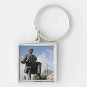 Statue with Glass dome on Kunstverein building Keychain