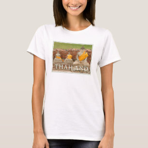 Statues of Sitting Buddhas Ayutthaya, Thailand T-Shirt
