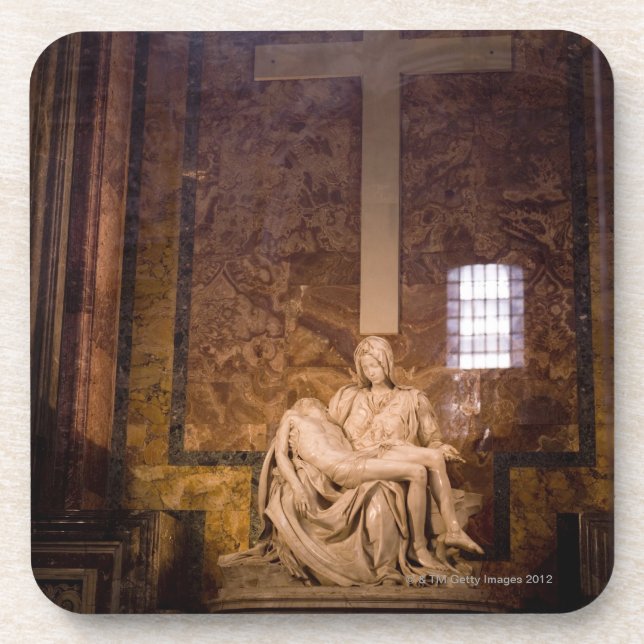 Statues, The Vatican, Rome, Italy Coaster (Front)