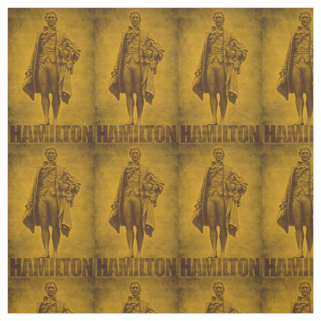 Statuesque Alexander Hamilton Design Fabric (Swatch)