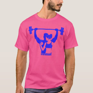 Statuesque Work Out Weight Lifting Gym Men  Women  T-Shirt