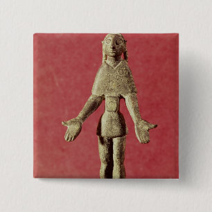 Statuette 2 Inch Square Button