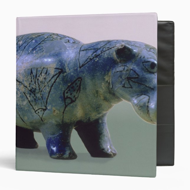 Statuette of a hippopotamus binder (Front/Inside)