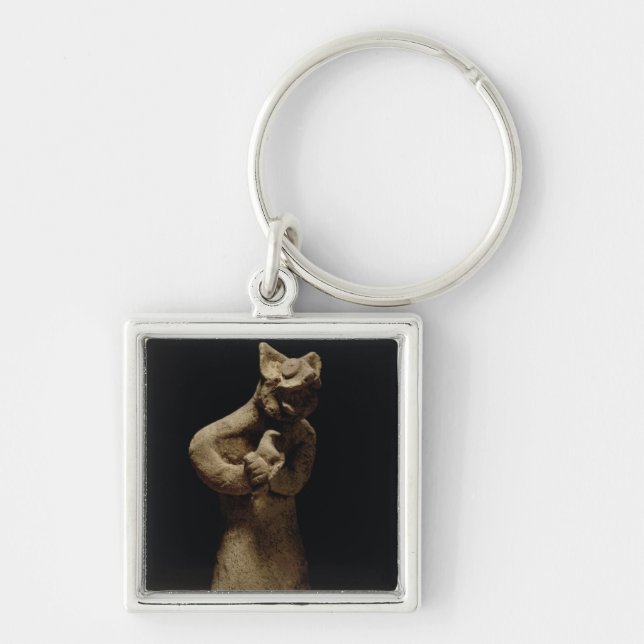 Statuette of a Lion-Headed Demon, Mesopotamia, c.5 Keychain (Front)