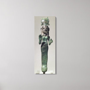 Statuette of a Phoenician goddess, from the Phoeni Canvas Print
