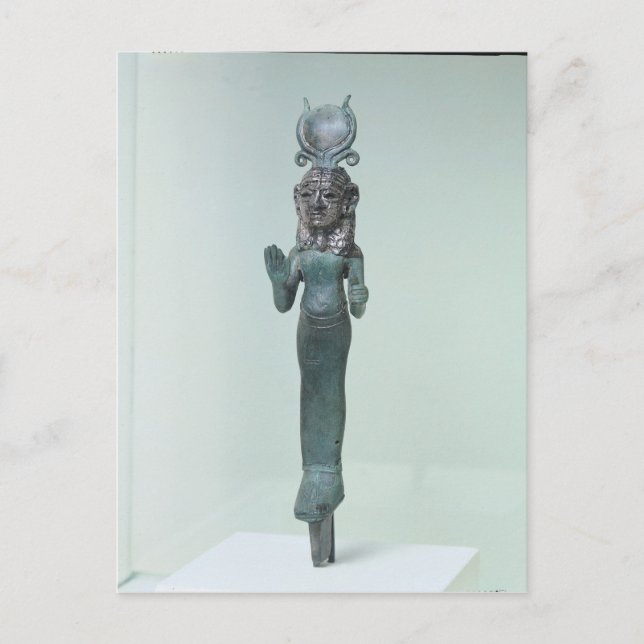 Statuette of a Phoenician goddess Postcard (Front)