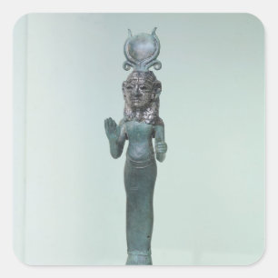 Statuette of a Phoenician goddess Square Sticker