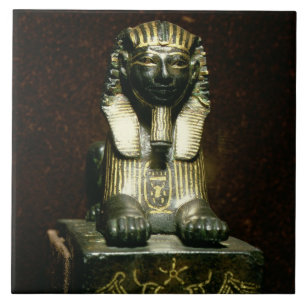 Statuette of a sphinx of King Tuthmosis III, New K Tile