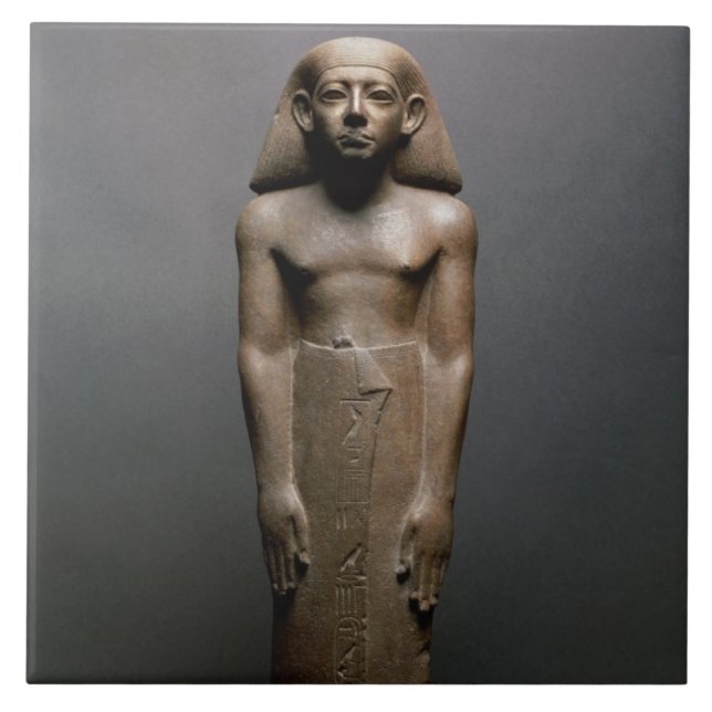 Statuette of Amenemhatankh, worker at Crocodilopol Tile (Front)