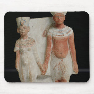Statuette of Amenophis IV and Nefertiti Mouse Pad