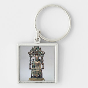 Statuette of Buddha in meditation, Tang Keychain