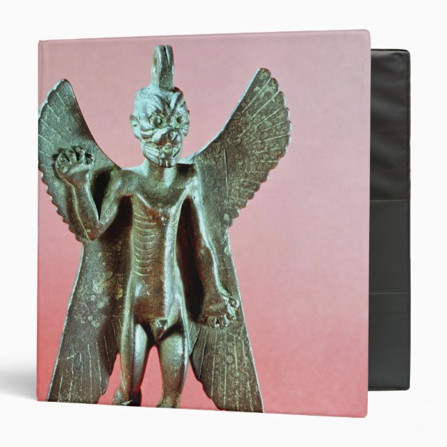 Statuette of Pazuzu, an Assyrian wind demon Binder (Front/Inside)
