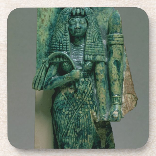Statuette of Queen Tiye, wife of Amenophis III, Ne Coaster (Front)