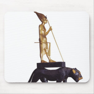 Statuette of the king upon a Leopard Mouse Pad