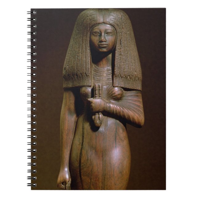 Statuette of the Tuya, head of the harem of Min, N Notebook (Front)