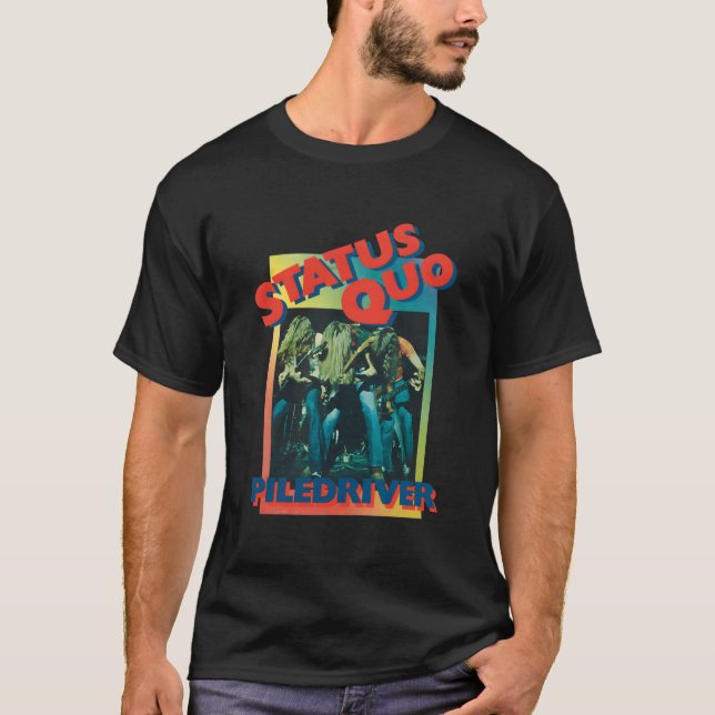 Status Quo Piledriver Gradient T-Shirt (Front)