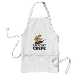 Statutory Crepe Standard Apron