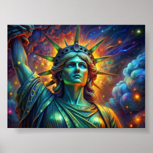 Staty of liberty poster