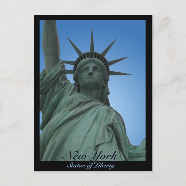 Staue of Liberty Postcard Custom New York Postcard (Front)