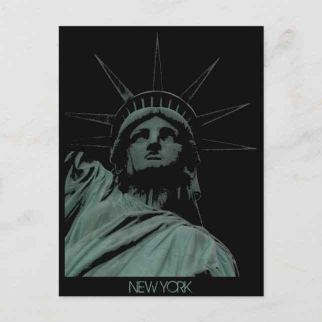 Staue of Liberty Postcard Custom New York Postcard (Front)