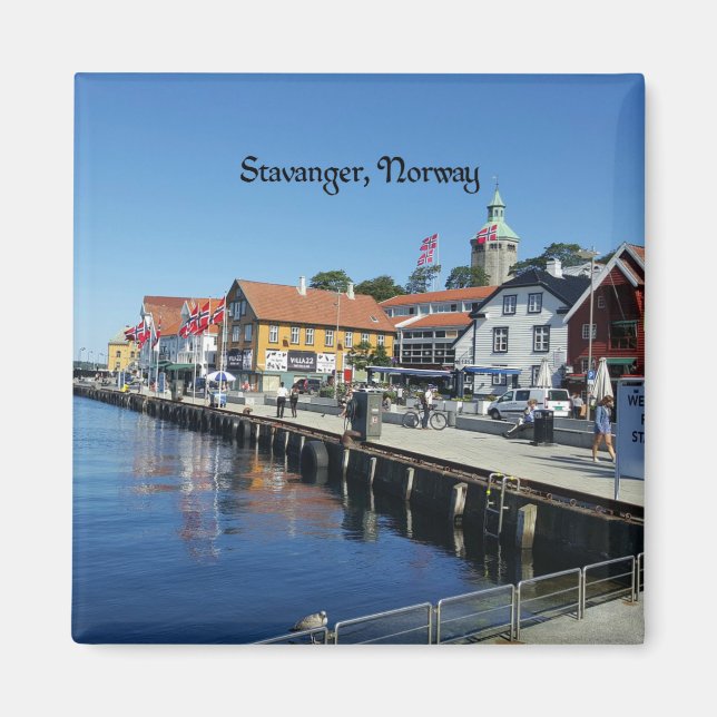 Stavanger, Norway scenic photo Magnet (Front)